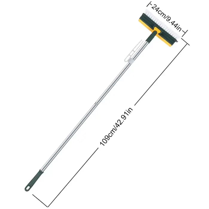 Brosse à récurer les sols 3 en 1 180 °