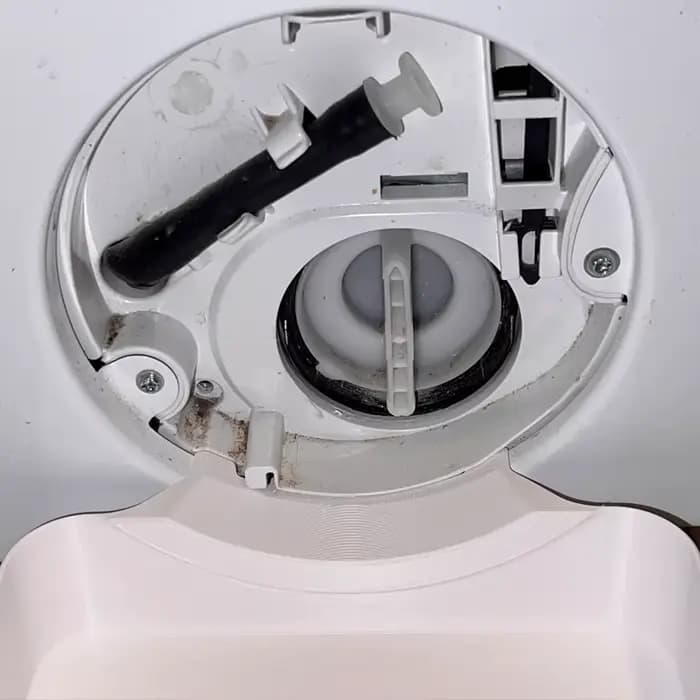 Bac de nettoyage du filtre de machine à laver : récupère l'eau résiduelle et les taches de peluches