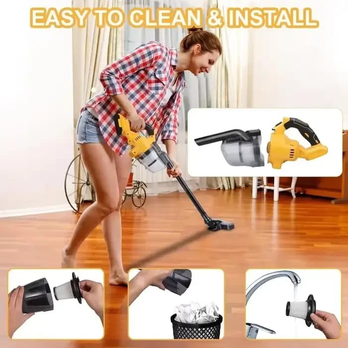Aspirateur électrique à main 5 en 1 avec moteur puissant de 500 W
