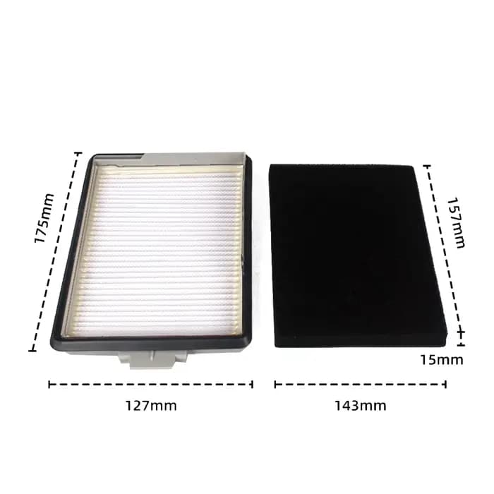 1/2 pièces filtre à poussière Compatible