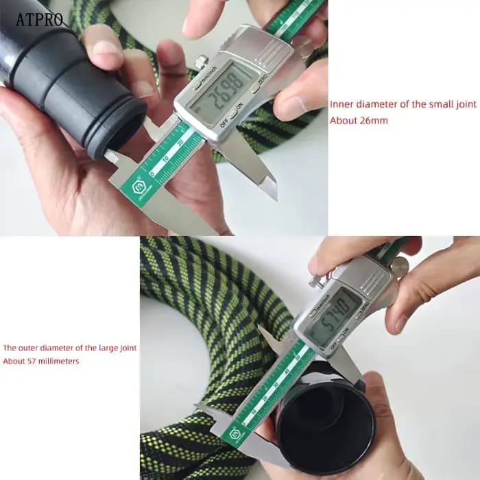 Tuyau d'aspirateur antistatique adapté aux aspirateurs FESTOOL/Mirka