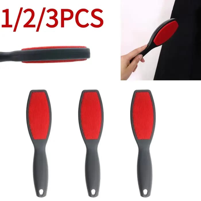 Brosse à peluches double face pour vêtements et poils d'animaux