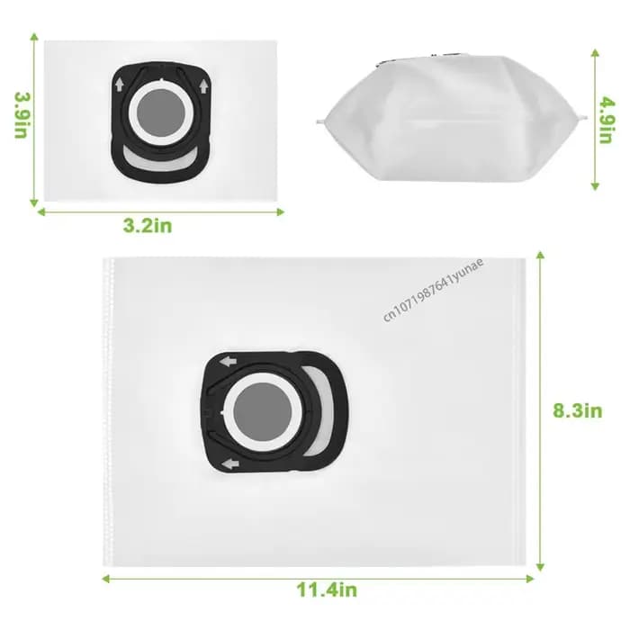 Sac à poussière pour hygiène Rowenta + ZR 200520 ZR 200540 ZR 200720 ZR 200920 Pour remplacement de la série