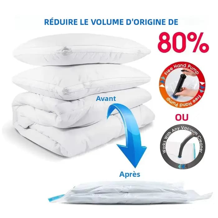 Sacs de rangement sous vide