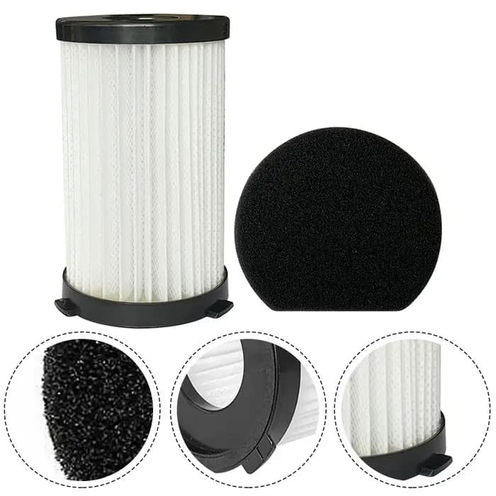 Filtre lavable réutilisable avec éponges pour aspirateur TurboTronic TT-VS6 pièces de rechange