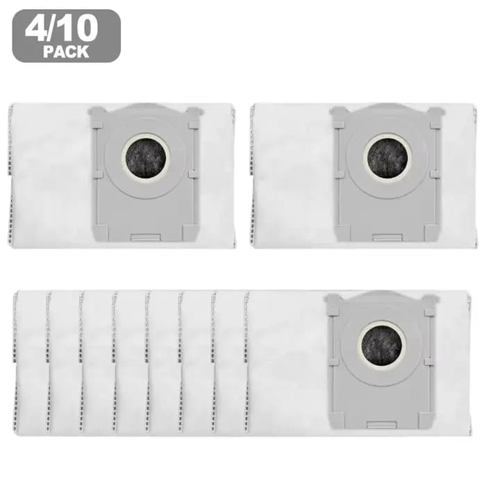 Sacs à poussière pour Ecovacs, Deebot T90 Pro, version réservoir d'eau Omni, filtres de remplacement pour station de vidage automatique 3,5 L, paquet de 4/10