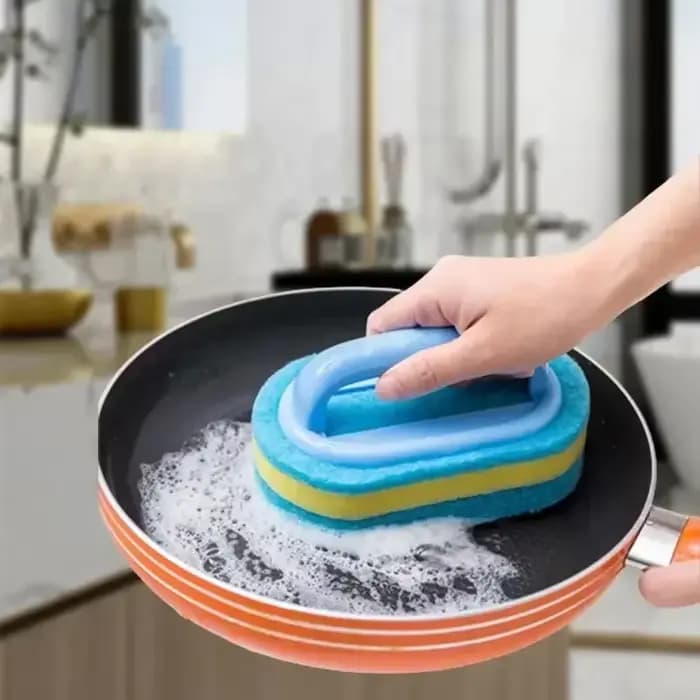 Éponge épaisse pour le nettoyage des carreaux de salle de bain