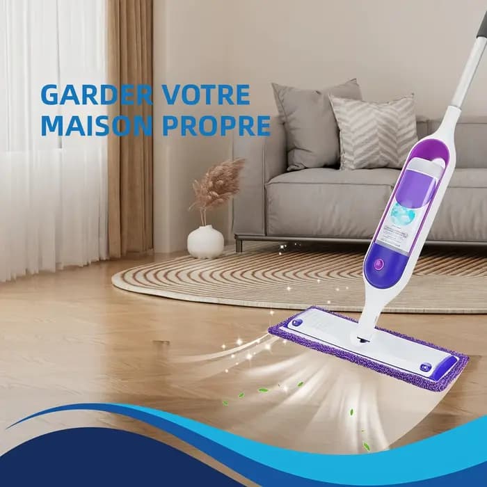 Tampons de vadrouille réutilisables en microfibre pour Swiffer PowerMop