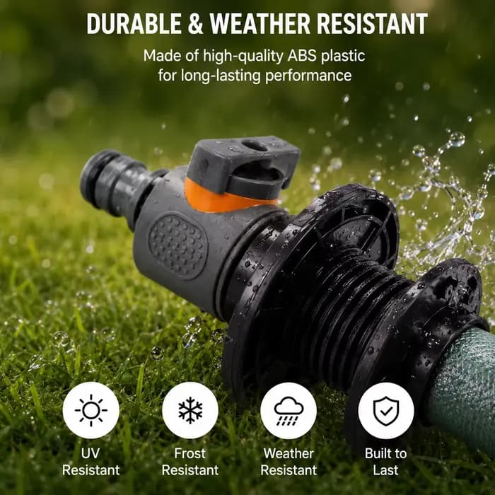 Adaptateur pour baril d'eau PVC/IBC