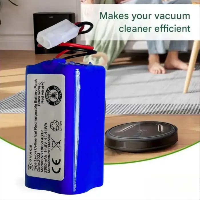 Batterie 14.4V-14.8V 4800mAh 4S1P RS-RT900866 CMICR18650F5 pour aspirateur robot Rowenta Tefal Explorer Série 20 40