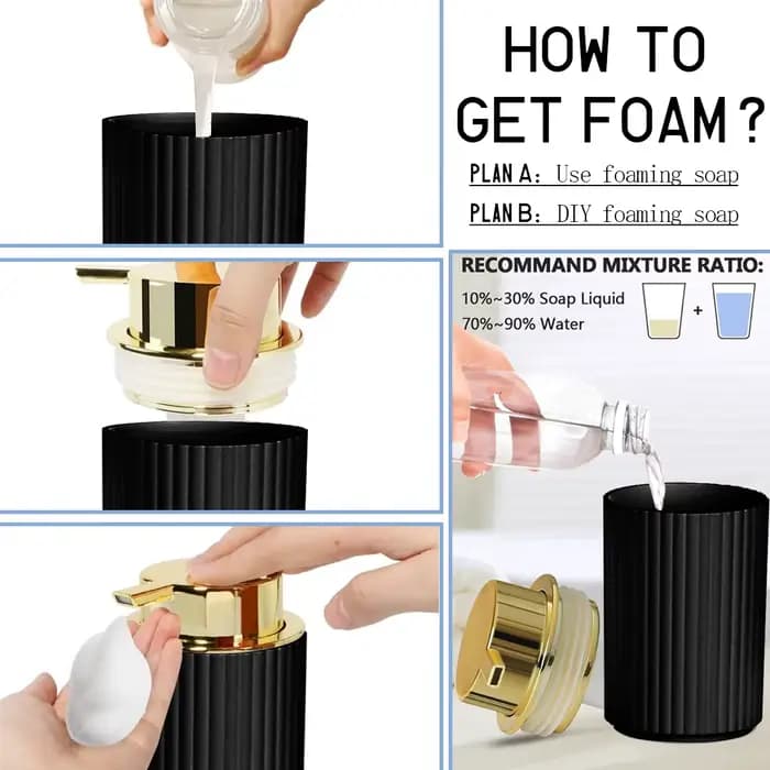 1 ensemble d'accessoires de salle de bain