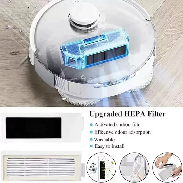 Ecovacs T20 OMNI/T20/T20 Max/T20 Pro accessoires brosse latérale principale vadrouille tissu filtre HEPA sac à poussière pièces de rechange