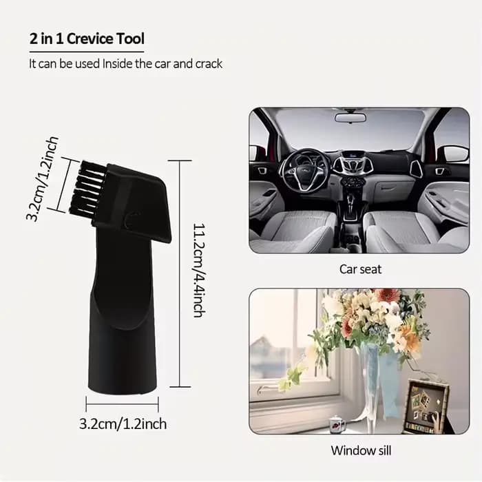 Brosse de nettoyage multifonctionnelle pour aspirateur domestique