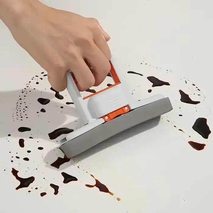 Vadrouille sèche et humide pliable Portable avec 2 têtes amovibles