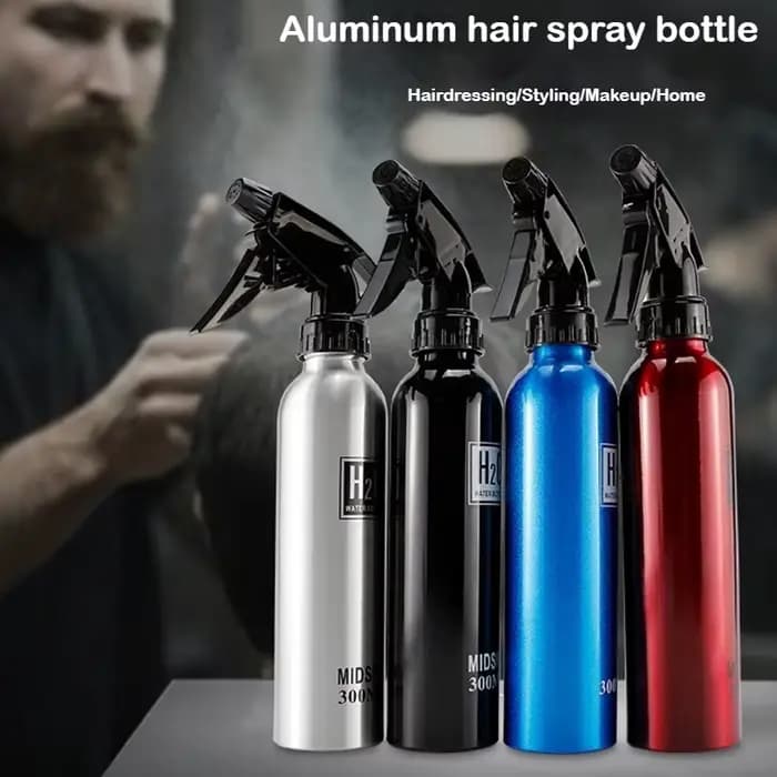 200/300/500ML haute pression continue coiffure vaporisateur bouteille atomiseur Portable conteneur beauté barbier