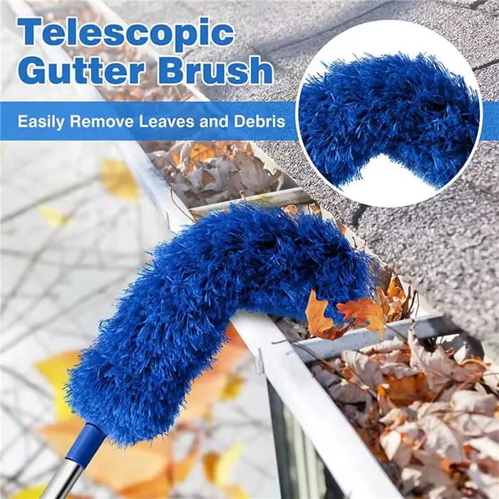 2X Brosse de nettoyage de gouttière