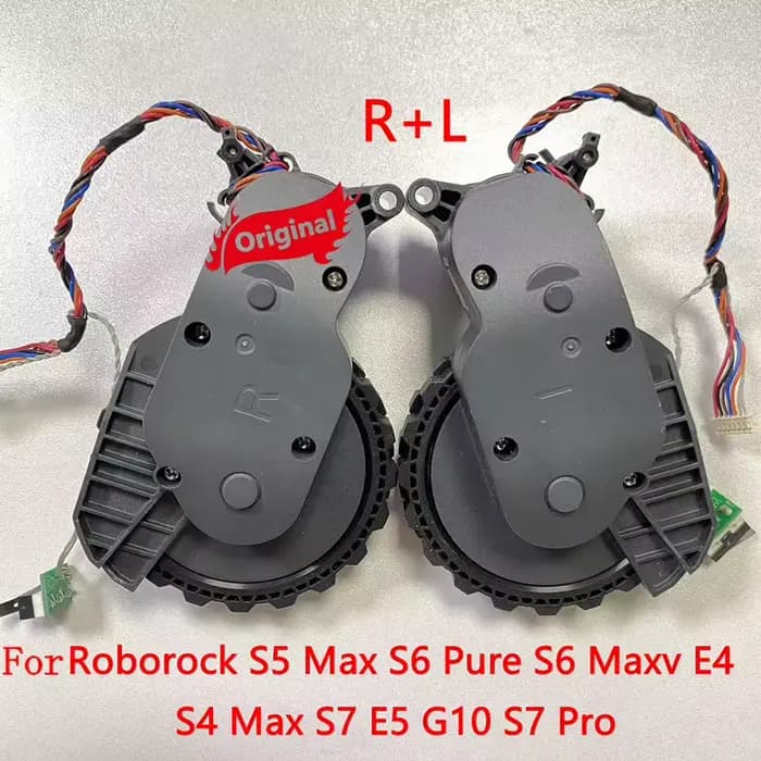 Roue de voyage droite et gauche originale pour Roborock S5 Max S7 S6 Pure S6 MaxV E4 E5 S7 Pro Ultra
