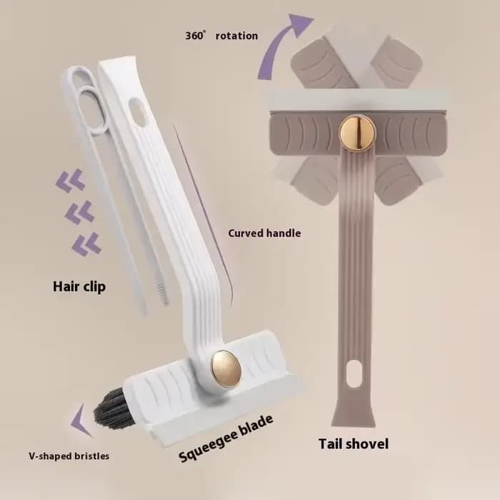 Brosse de nettoyage de carrelage polyvalente