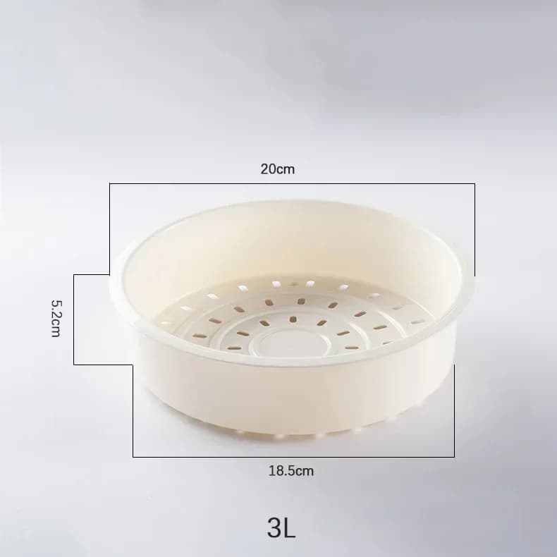 Étagère à vapeur en plastique de qualité alimentaire 3/4/5l, ustensiles de cuisine, cuiseur à riz, p
