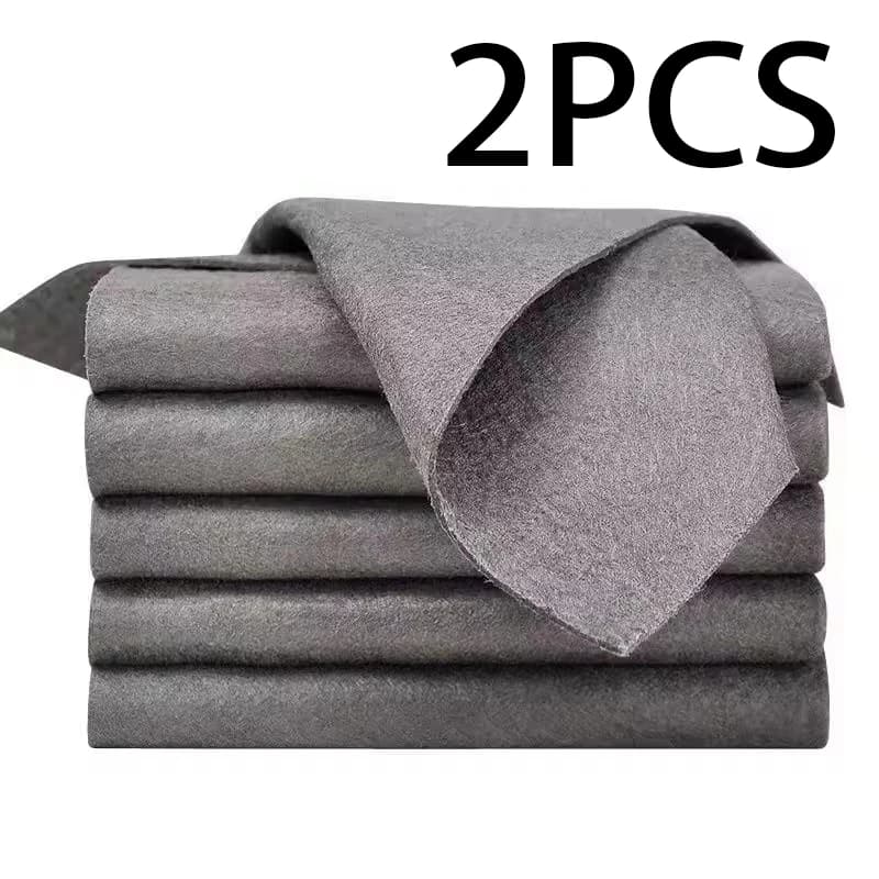 Chiffon de nettoyage magique en microfibre, serviette de nettoyage pour vitres, lavable, sans peluch