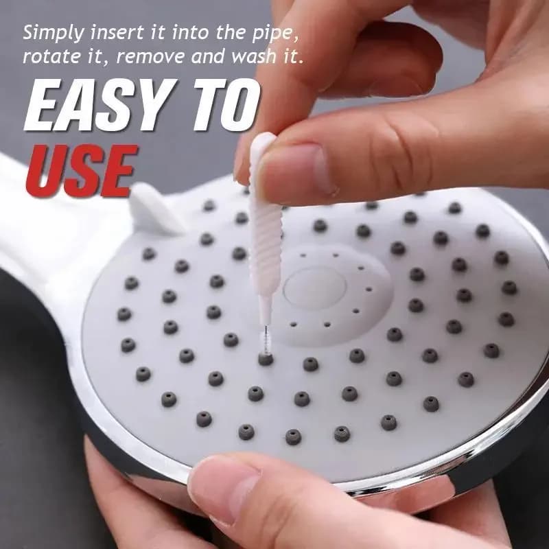 Brosse de nettoyage de pomme de douche, salle de bain, Anti-colmatage, petite brosse de nettoyage de