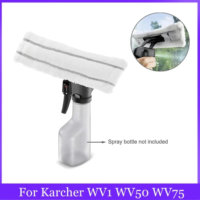 Chiffons de vadrouille en Microfibre pour Karcher WV1 WV50 WV75, Machine de nettoyage de vitres, gra