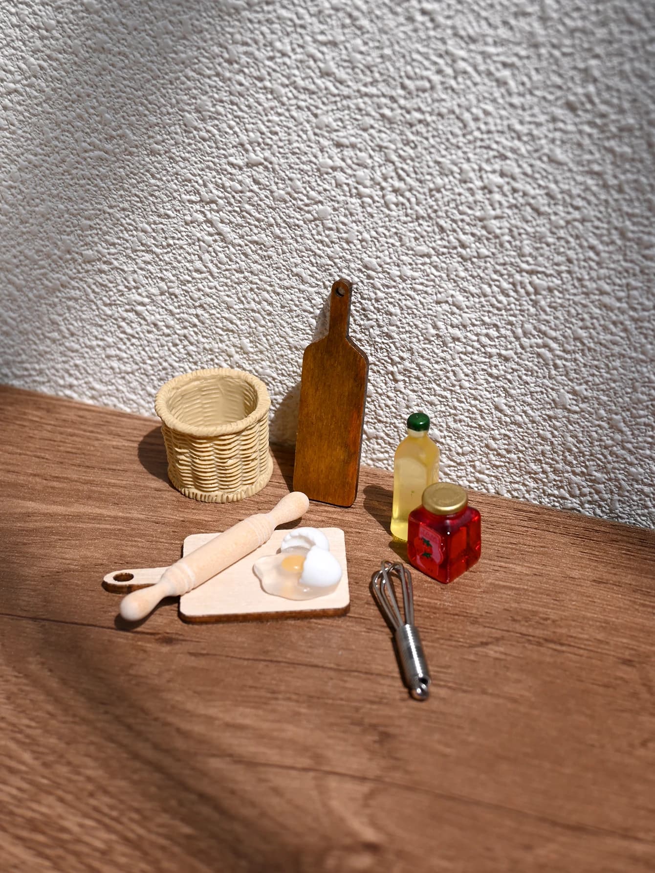 Ornement de cuisine miniature, outils de pâtisserie miniatures, planche à découper miniature, maison