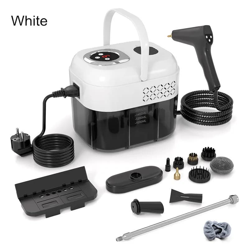 Nettoyeur vapeur à main 1700W haute pression 30 secondes chauffage rapide 99.9% stérilisation adapté