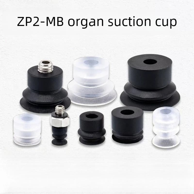 Ventouse à vide de type SMC ZP2, buse d'aspiration à soufflet ZP2-B04/06/08/10/15/20MBS/N ZP2-B06MBN, patin d'aspiration pneumatique pour bras robotique