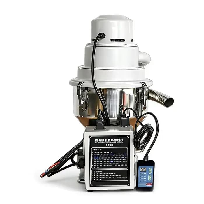 Machine d'aspiration sous vide 300G entièrement automatique, petit convoyeur de particules de matièr