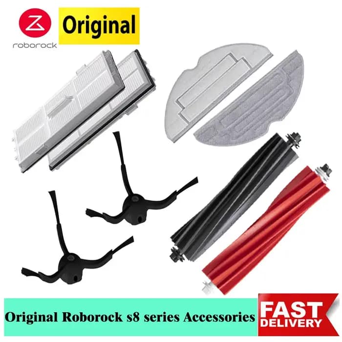Nouveau Roborock S8 Duoroller brosse vadrouille Choth sacs à poussière brosse latérale filtre pour S