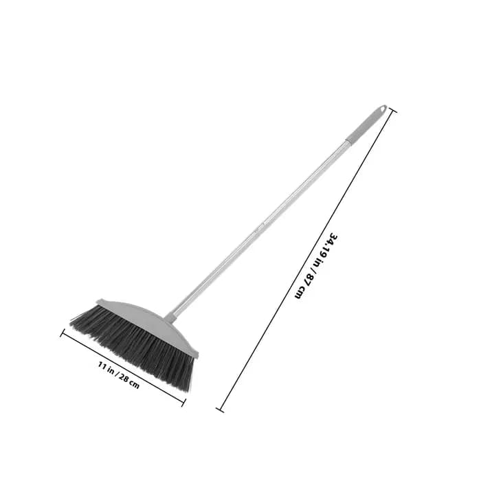Balai de nettoyage de sol robuste à long manche, outil de balayage de cour, balai à poils doux effic