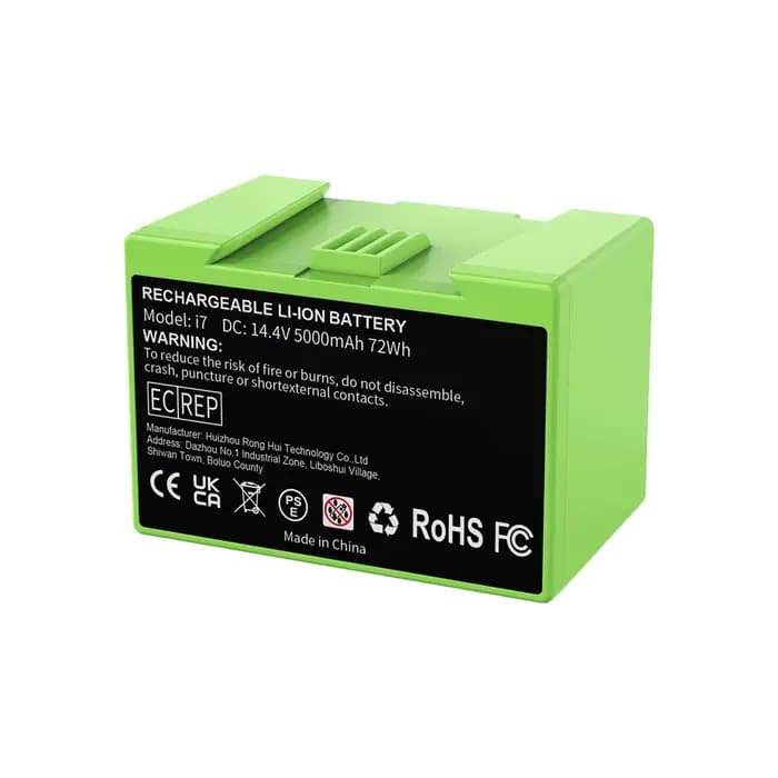 Batterie de rechange aste pour aspirateur iRobot Roomba i7, 14.4V, 5000mAh, i3, i4, i5, i6, i7, i8,
