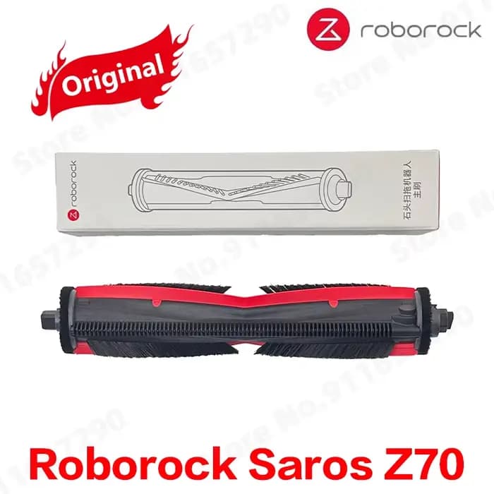 Brosse de coupe de cheveux originale pour aspirateur Robot Roborock Saros Z70, brosse à rouleau prin