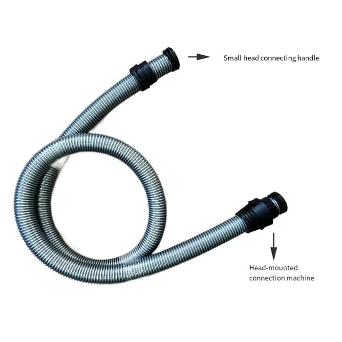 Tuyau d'aspirateur de 2M avec poignée ergonomique, tuyau d'extension pivotant à 360 degrés pour Miel