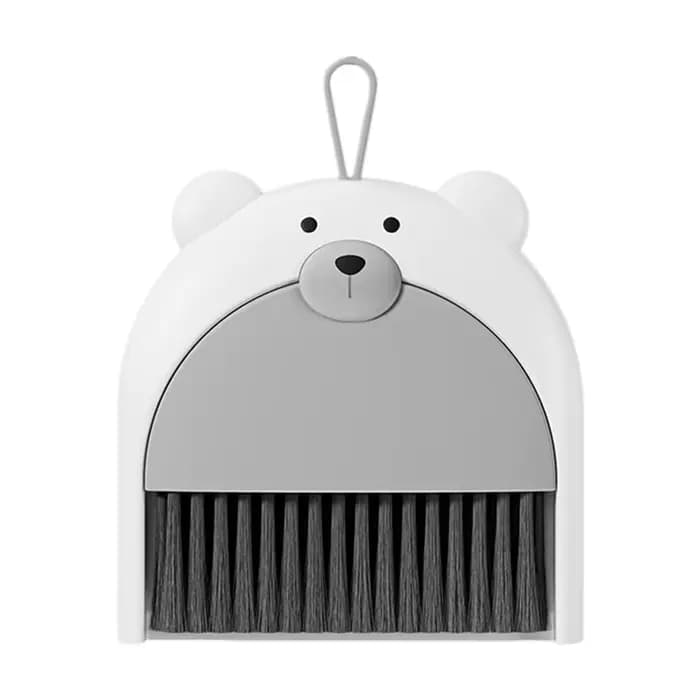 Petit balai pelle à poussière ensemble dessin animé ours en peluche ménage bureau pelle à ordures pe