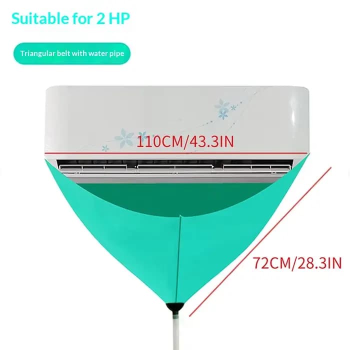 Kit de nettoyage de climatiseur, couvercle anti-fuite, ensemble complet de nettoyant pour climatiseu