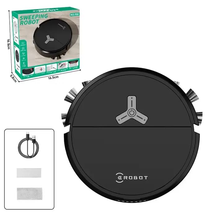 Robot aspirateur intelligent 3-en-1 Lenovo 4000Pa pour tapis et sols durs – Appareil de nettoyage do