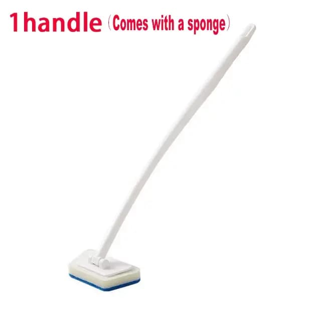 Brosse de nettoyage d'éponge de salle de bain, outil multifonctionnel, brosses de baignoire amovible