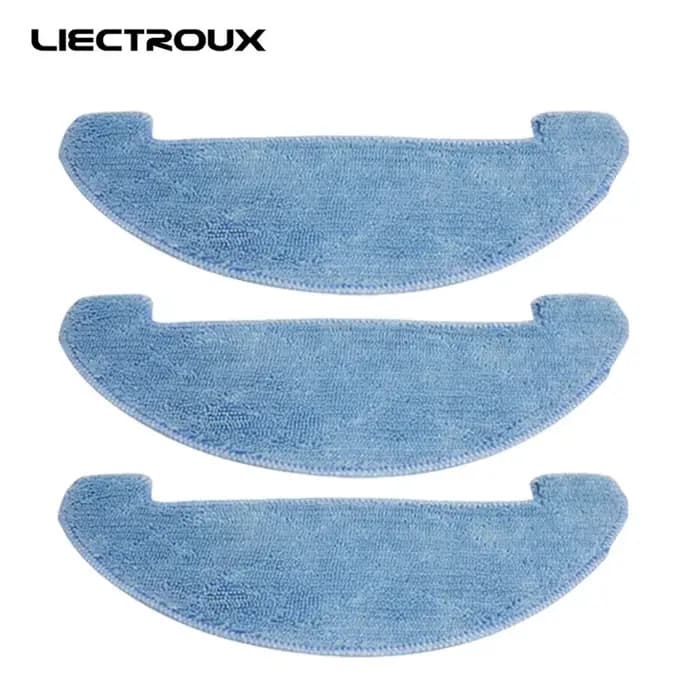 (Pour liectroux/LILIN X6)Liectroux vadrouille originale pour Robot aspirateur X6,3 pièces/paquet