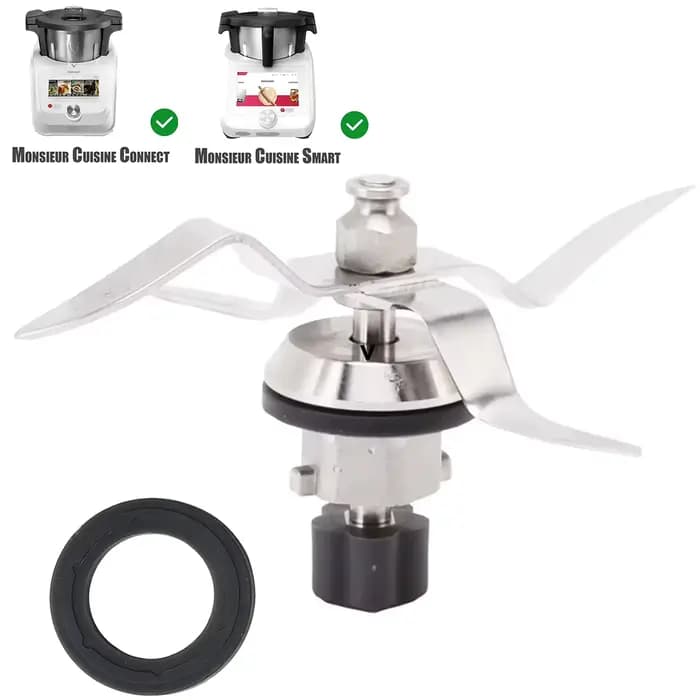 Monsieur Cuisine allergique 2.0 Blender Blade, 4 cuir chevelu, 5 dents