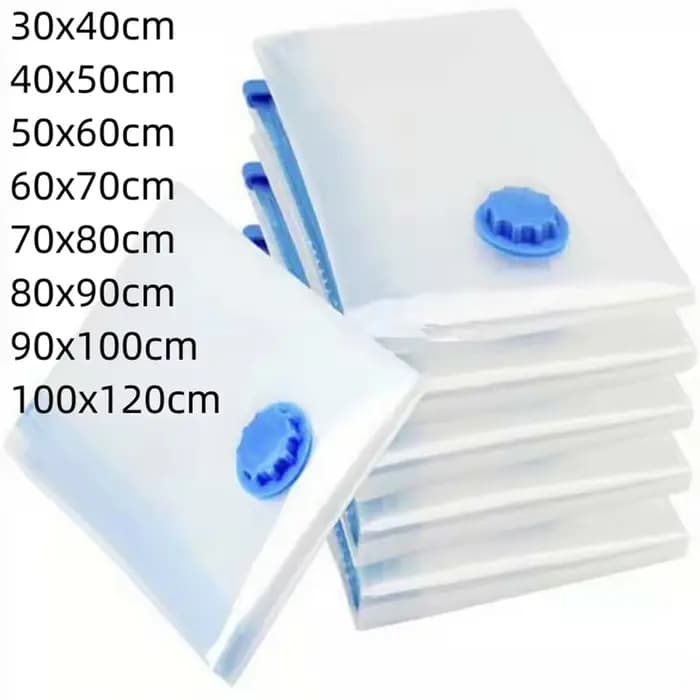 Sacs de rangement sous vide avec Valve, pliables, compressés, gain de place, rangement de vêtements,