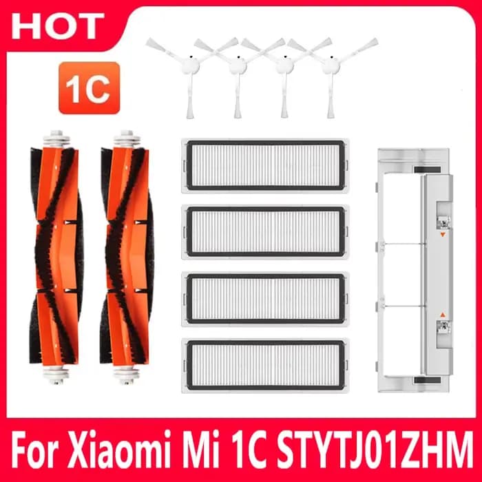 Pour Xiaomi Mi 1C STYTJ01ZHM Mijia filtre Hepa brosse latérale brosse principale couvercle de brosse