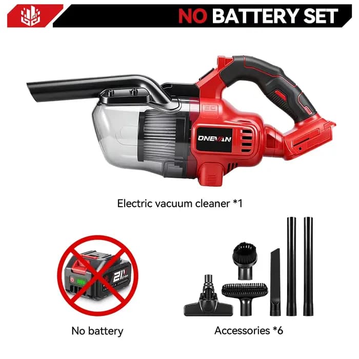 ONEVAN aspirateur électrique 16000PA 6in1 sans fil professionnel aspirateur sol outil de nettoyage d