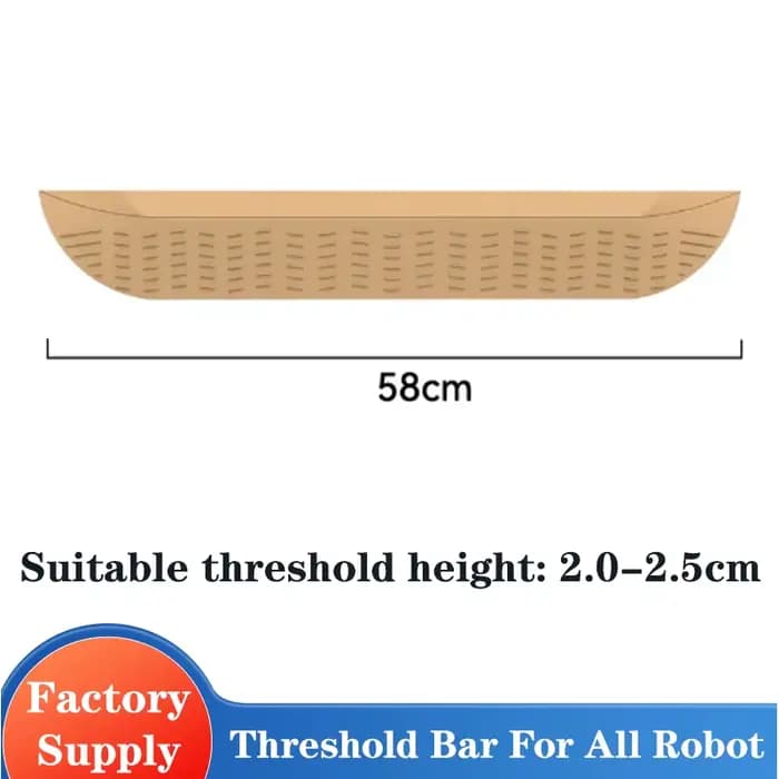 Accessoire de barre de seuil pour robot aspirateur, barre de franchissement de pente à emboîtement,