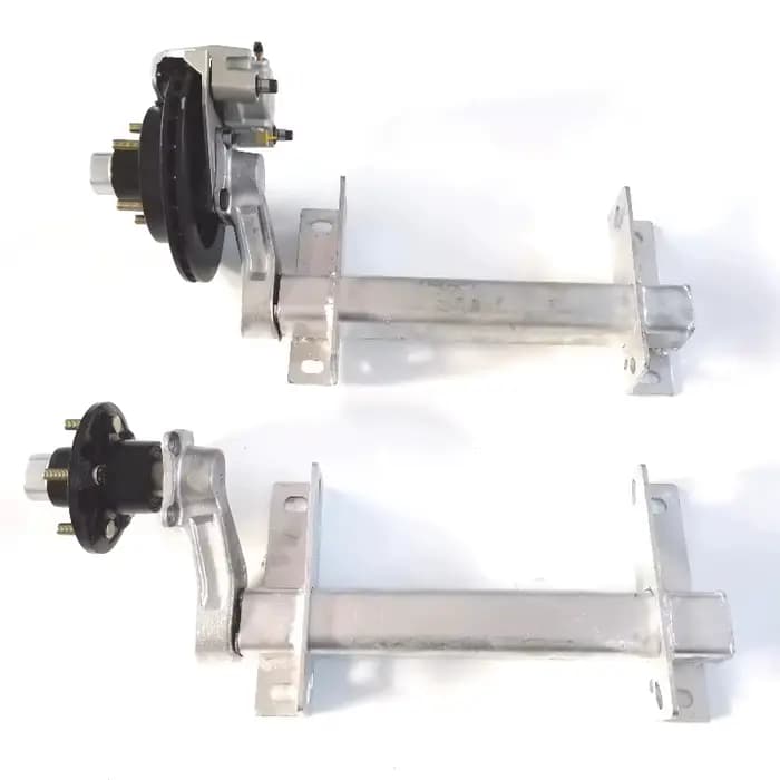 Essieu de roue en acier de qualité supérieure, charge utile maximale de 6000lb, accessoires de base