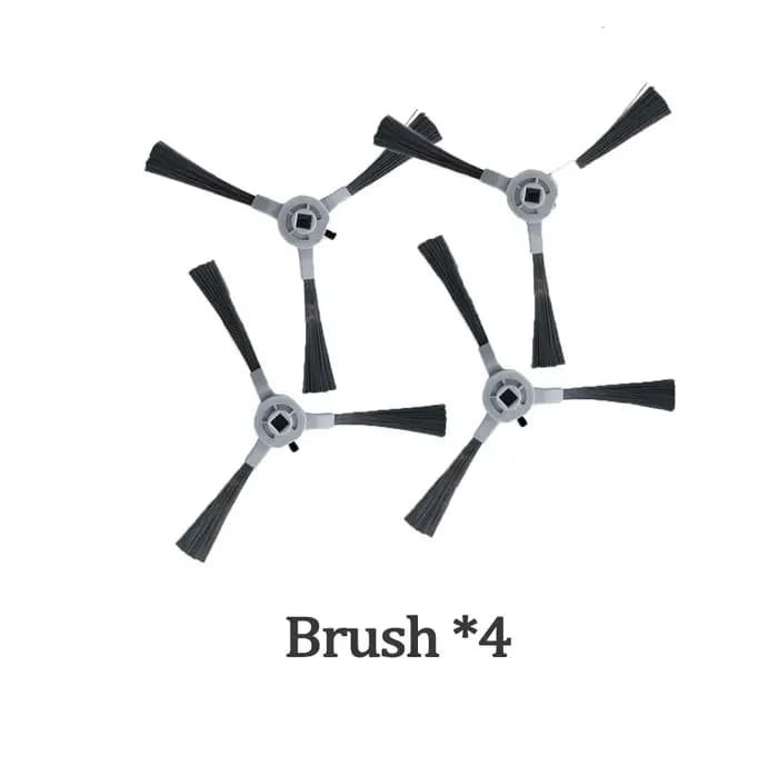 Accessoires pour robot aspirateur BOAIMORE, brosse sèche et support, chiffon, boîte à poussière, eau