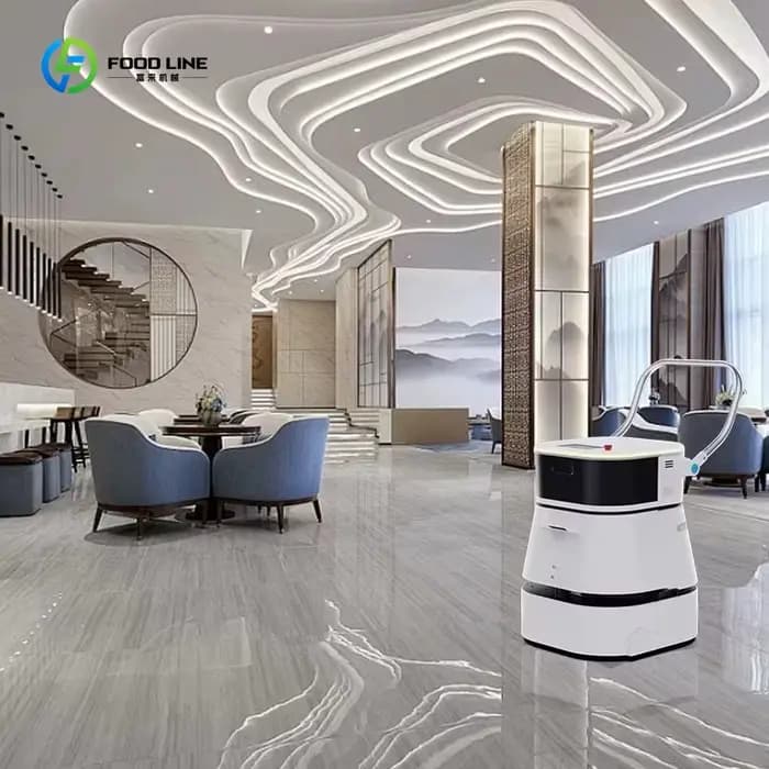 Robot de nettoyage intelligent avec navigation LIDAR, aspirateur et serpillière, recharge automatiqu