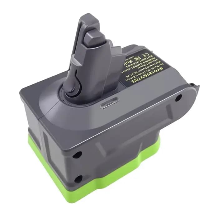 Adaptateur de batterie pour aspirateur Ryobi, 3 en 1, 18V, conversion pour Dysom V6, V7, V8 Animal A