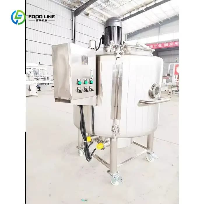 Mélangeur de vapeur électrique personnalisé en acier inoxydable, chauffage, refroidissement et réser